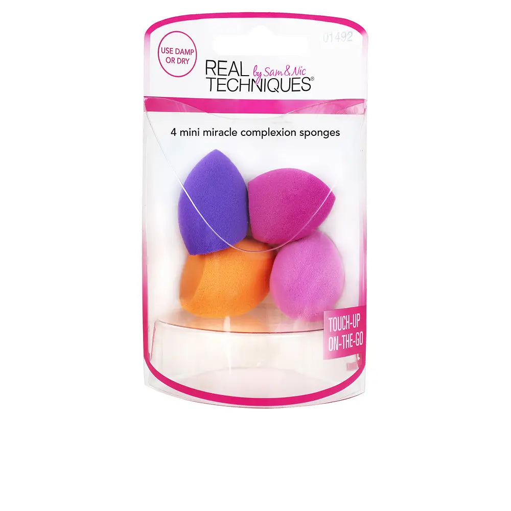 Real Techniques- Miracle Mini Complexion Sponge, 4 Cout