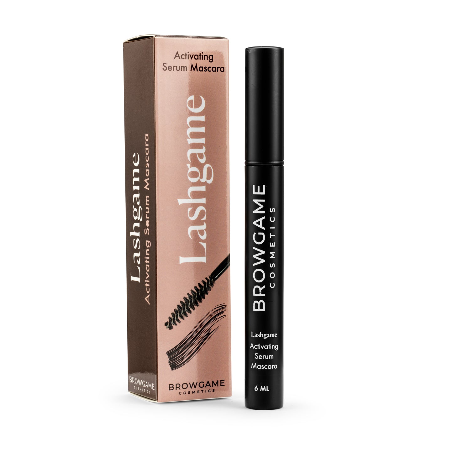 Browgame- Lashgame-Máscara de pestañas en suero potenciador