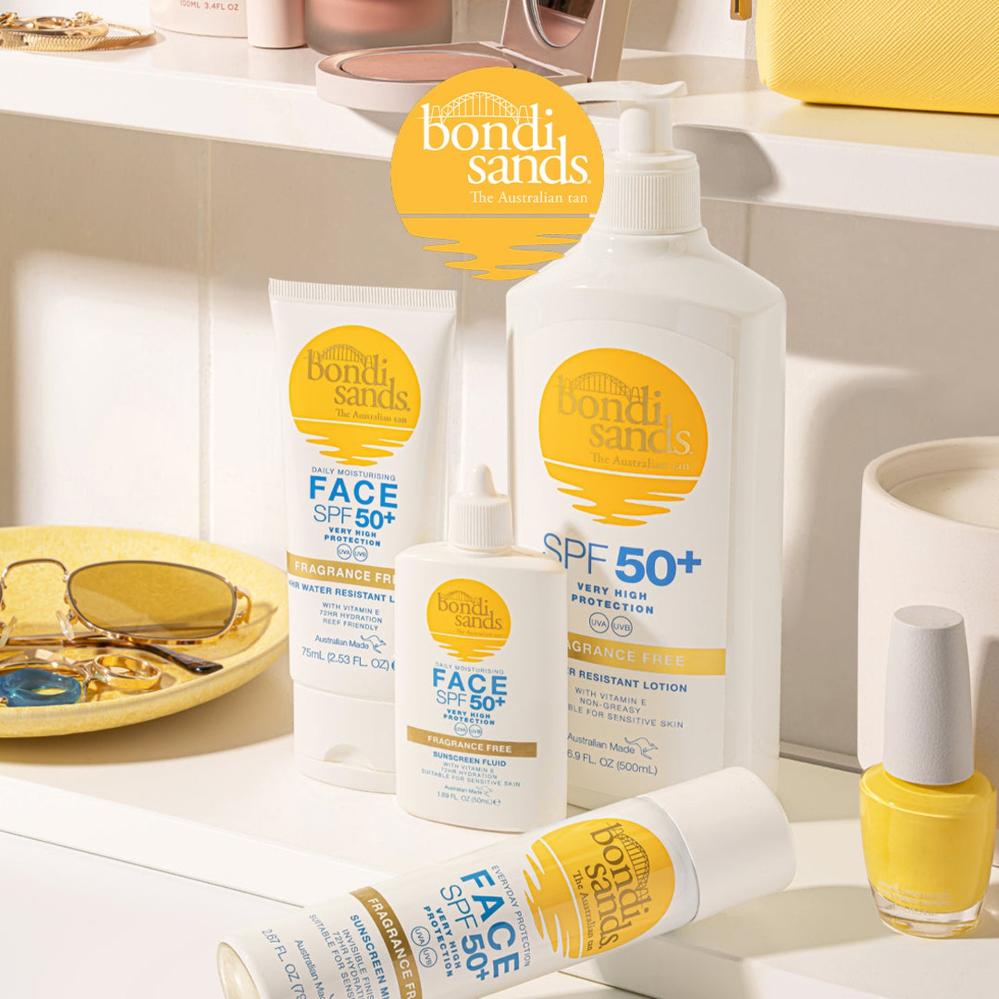 Bondi Sands Loción Facial SPF 50+ Sin Perfume 75ml