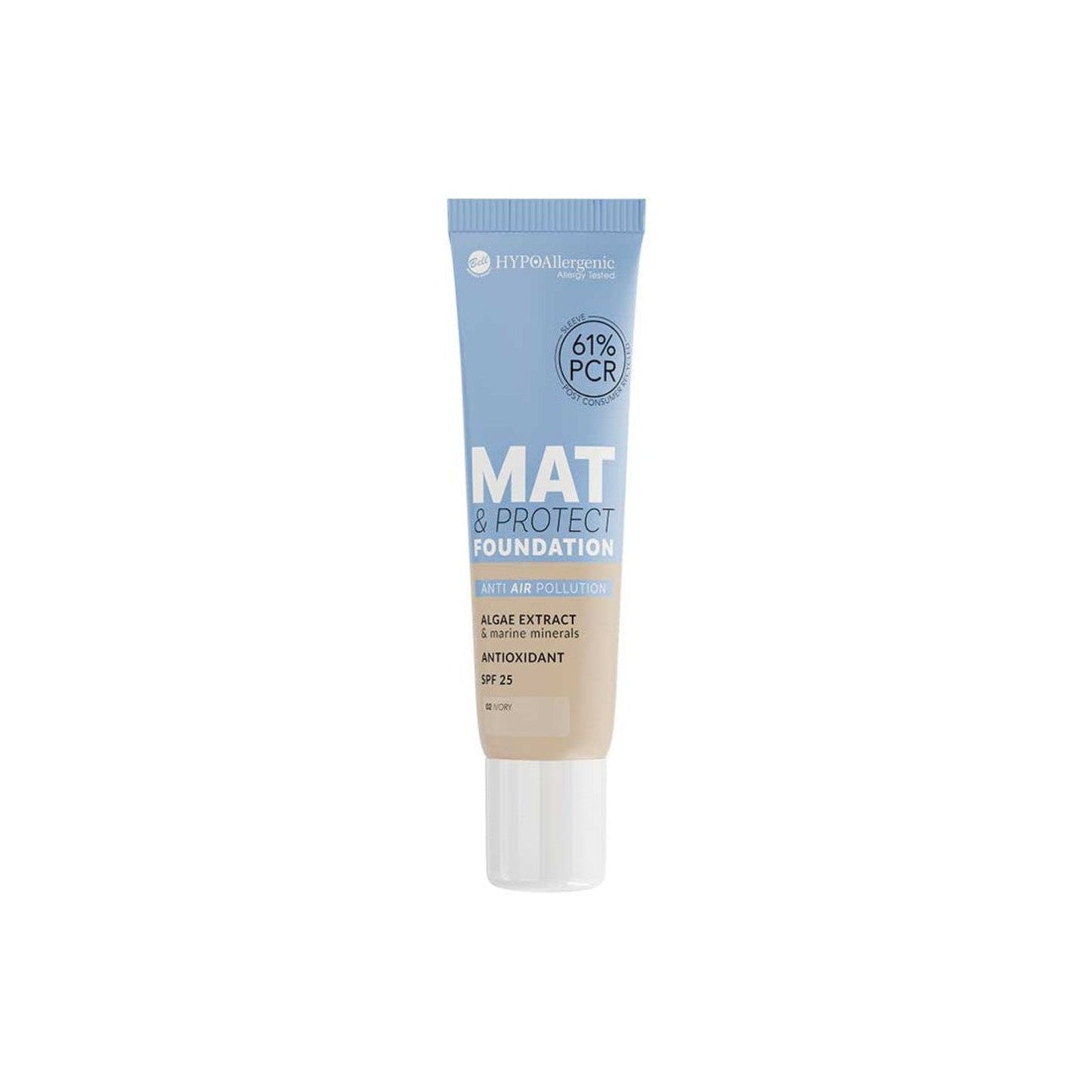HYPO Base de maquillaje hipoalergénica Mat&Protect con SPF25