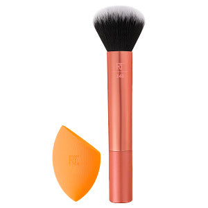 Real Techniques- Brush + sponge duo Everything Blending