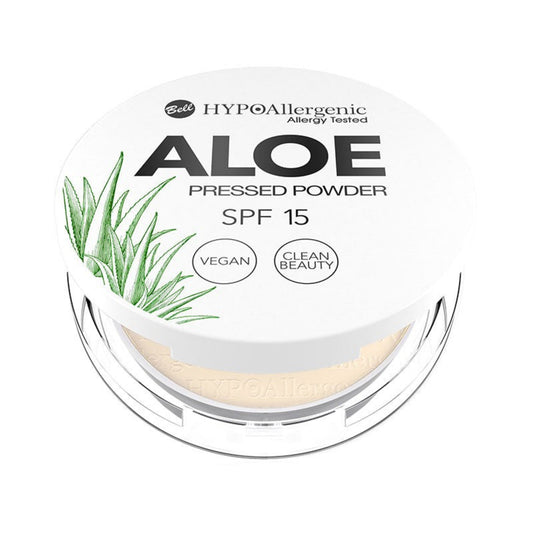 HYPO Polvos compactos hipoalergénicos ALOE SPF 15