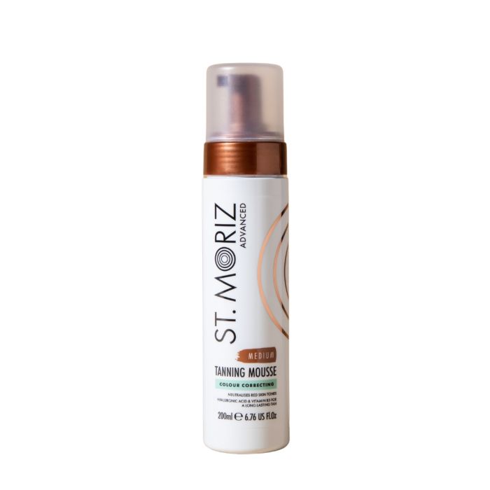 St. Moriz mousse autobronceadora correctora de color tono medio 200ml