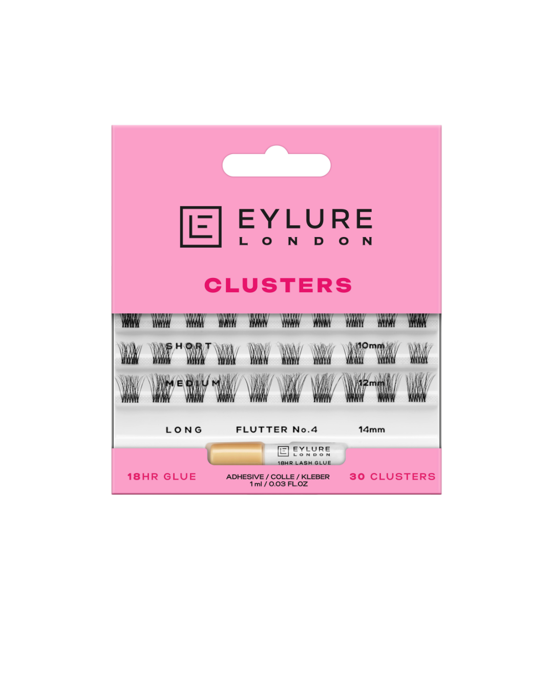 Eylure Cluster-Flutter No.4 Pestañas Postizas Reutilizables