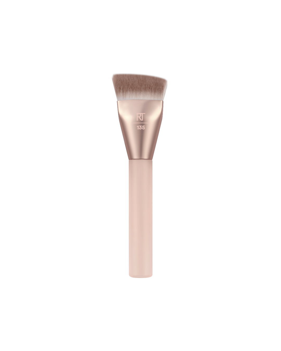 Real Techniques New Nudes 2.0 H-Diamond brocha para base con cabezal angular para maquillaje profesional