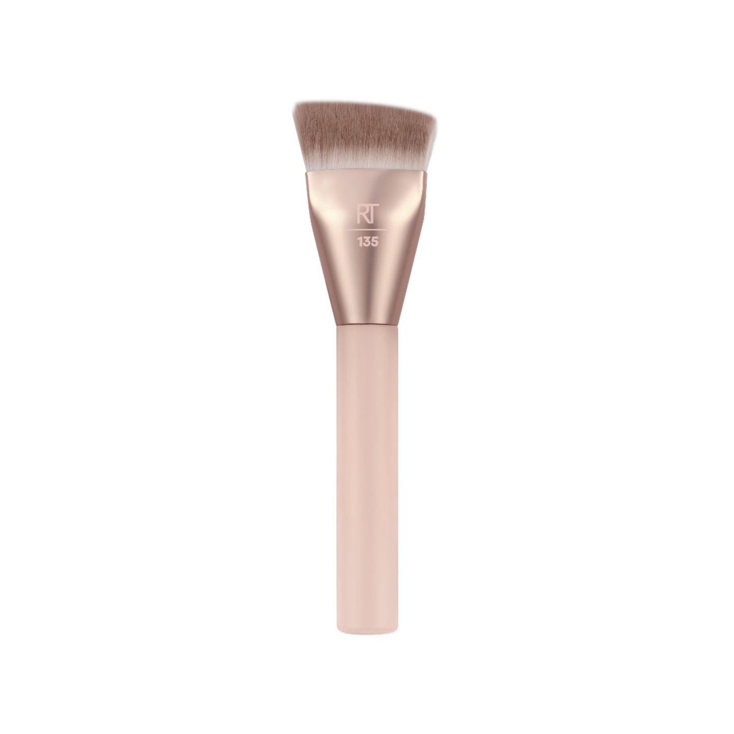 Real Techniques New Nudes 2.0 H-Diamond brocha para base con cabezal angular para maquillaje profesional