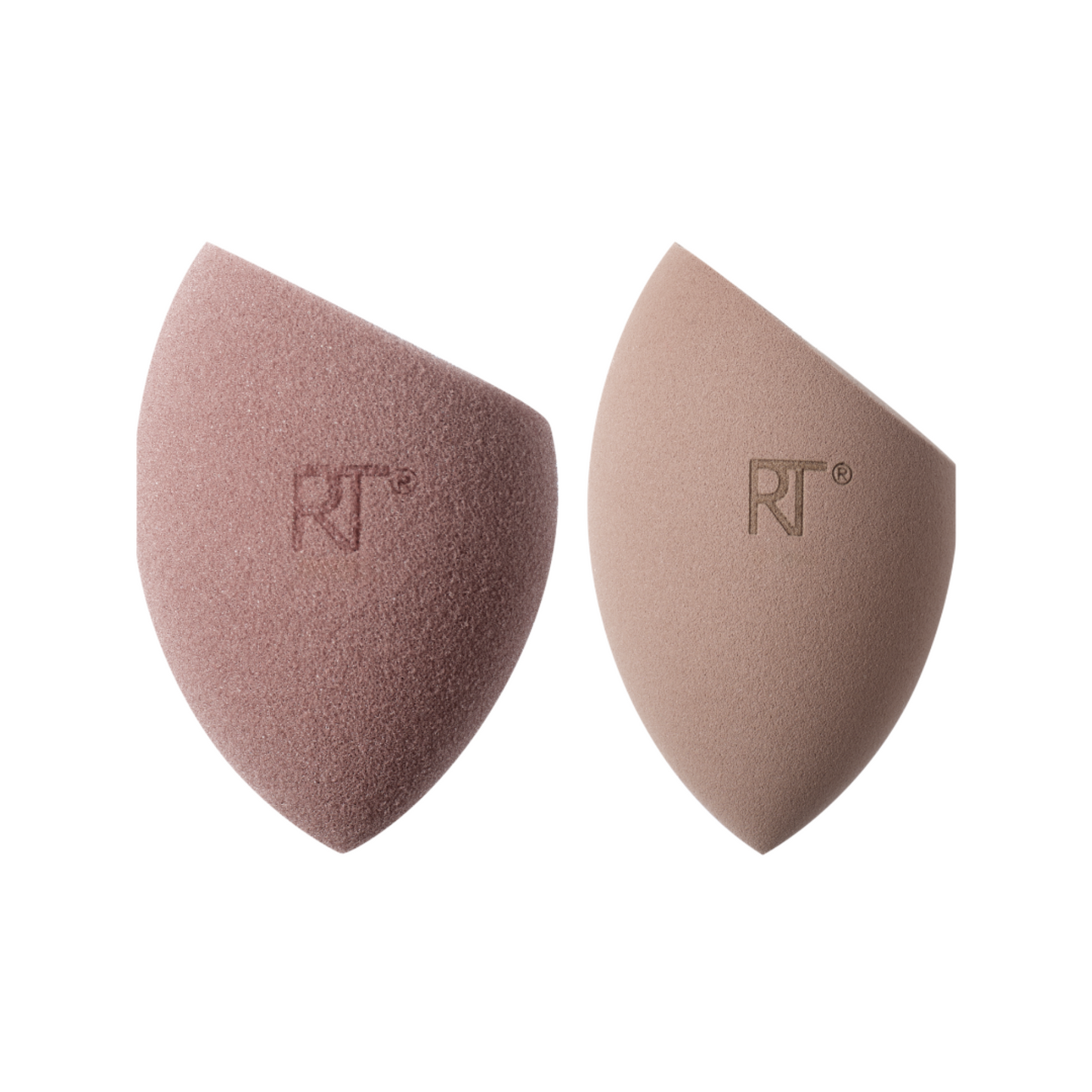 Real Techniques New Nudes Bare Finish makeup sponge for flawless blending and natural foundation application