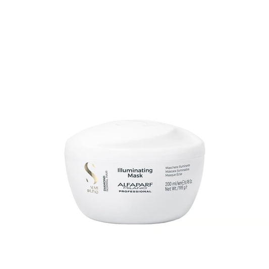 Alfaparf Milano Semi di Lino Diamond Illuminating Mask 200ml – Mascarilla profesional para cabello brillante | Osun