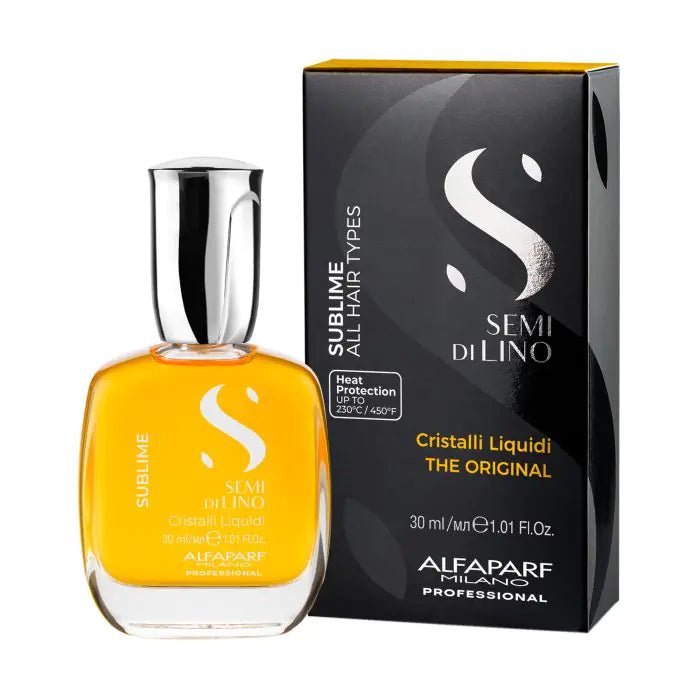 Sérum Alfaparf Milano Semi Di Lino Cristalli Liquidi – Profesional, para cabello sin encrespamiento | OSUN