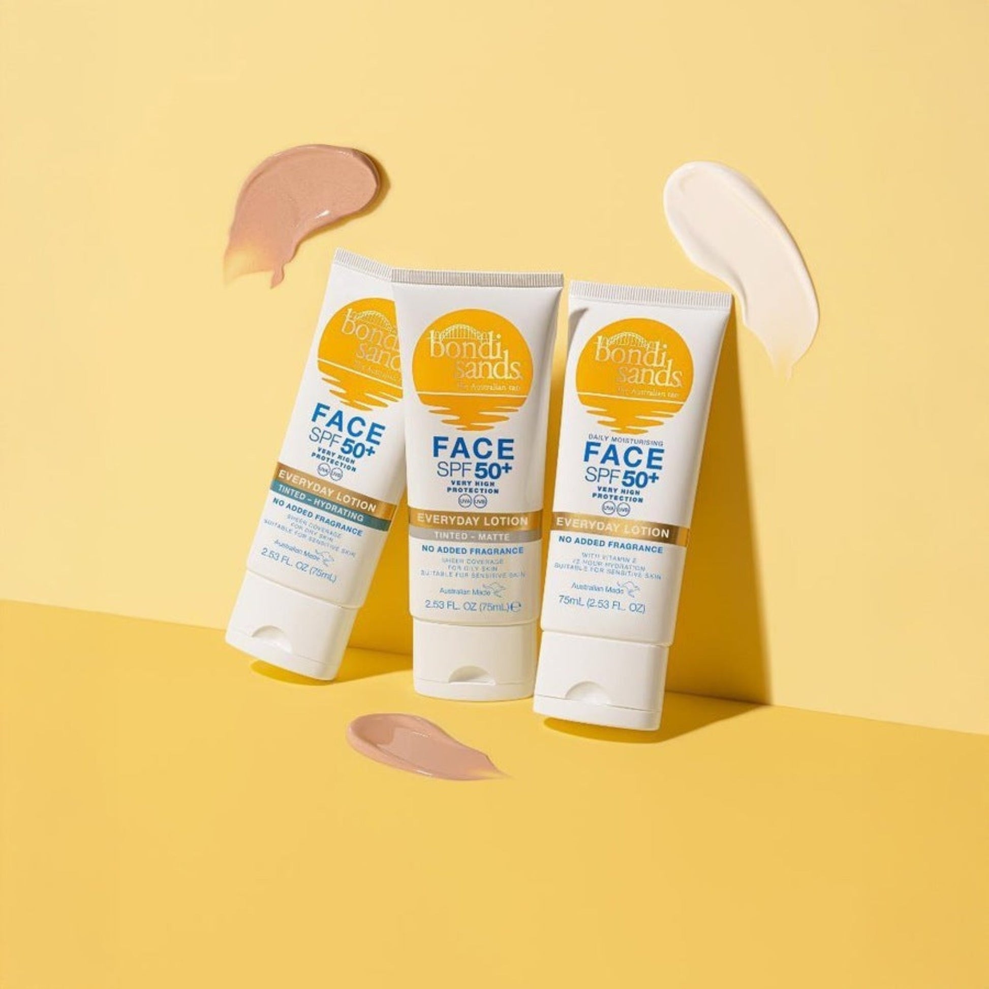 Bondi Sands Loción Facial Hidratante SPF50+ con color 75ml - OSUNProtector solar facial con color SPF50+Bondi Sands