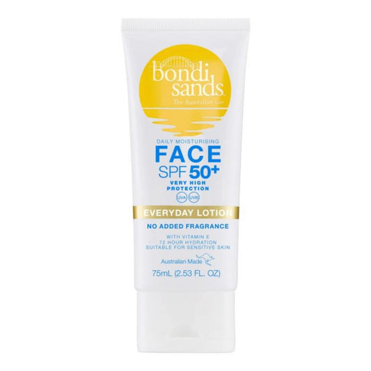 Bondi Sands Loción Facial SPF 50+ everyday lotion 75ml - OSUNProtector solar facial SPF50+Bondi Sands