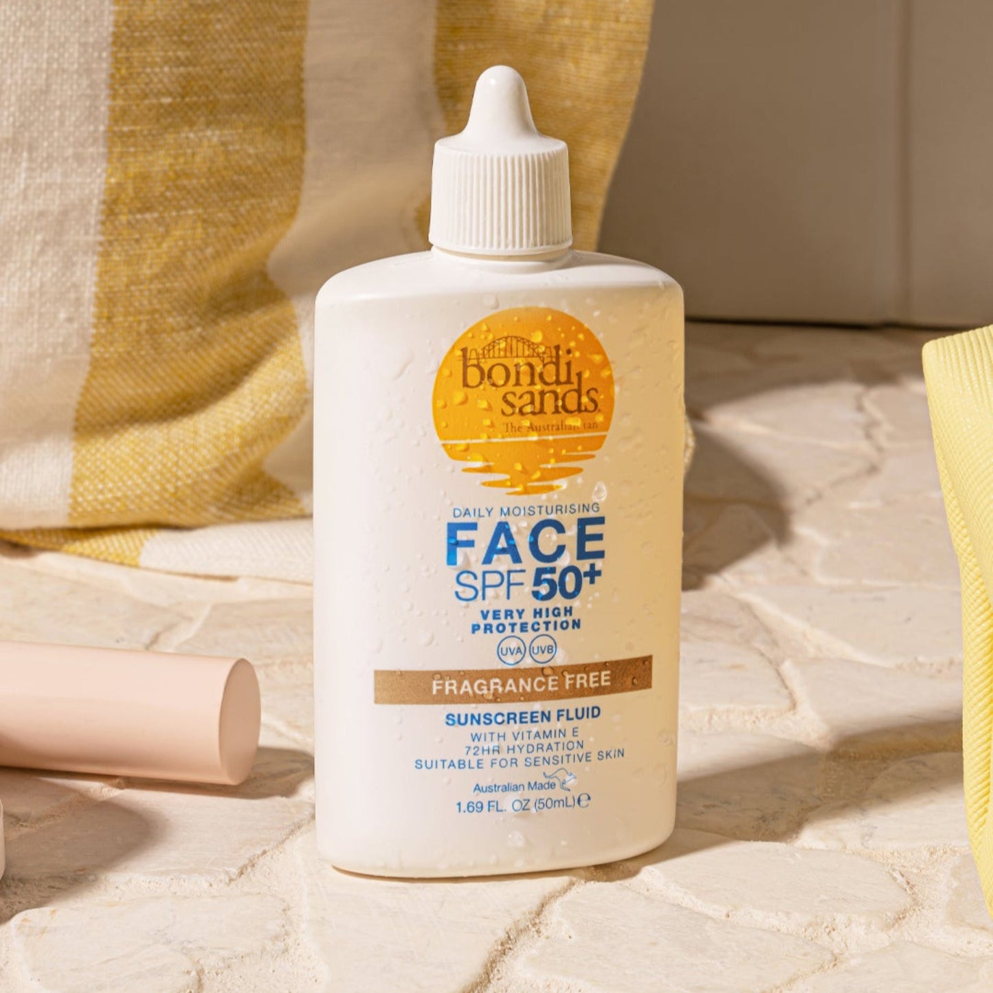 Bondi Sands Sin Perfume Fluido Facial SPF50+ 50ml - OSUNProtector solar facial SPF50+Bondi Sands