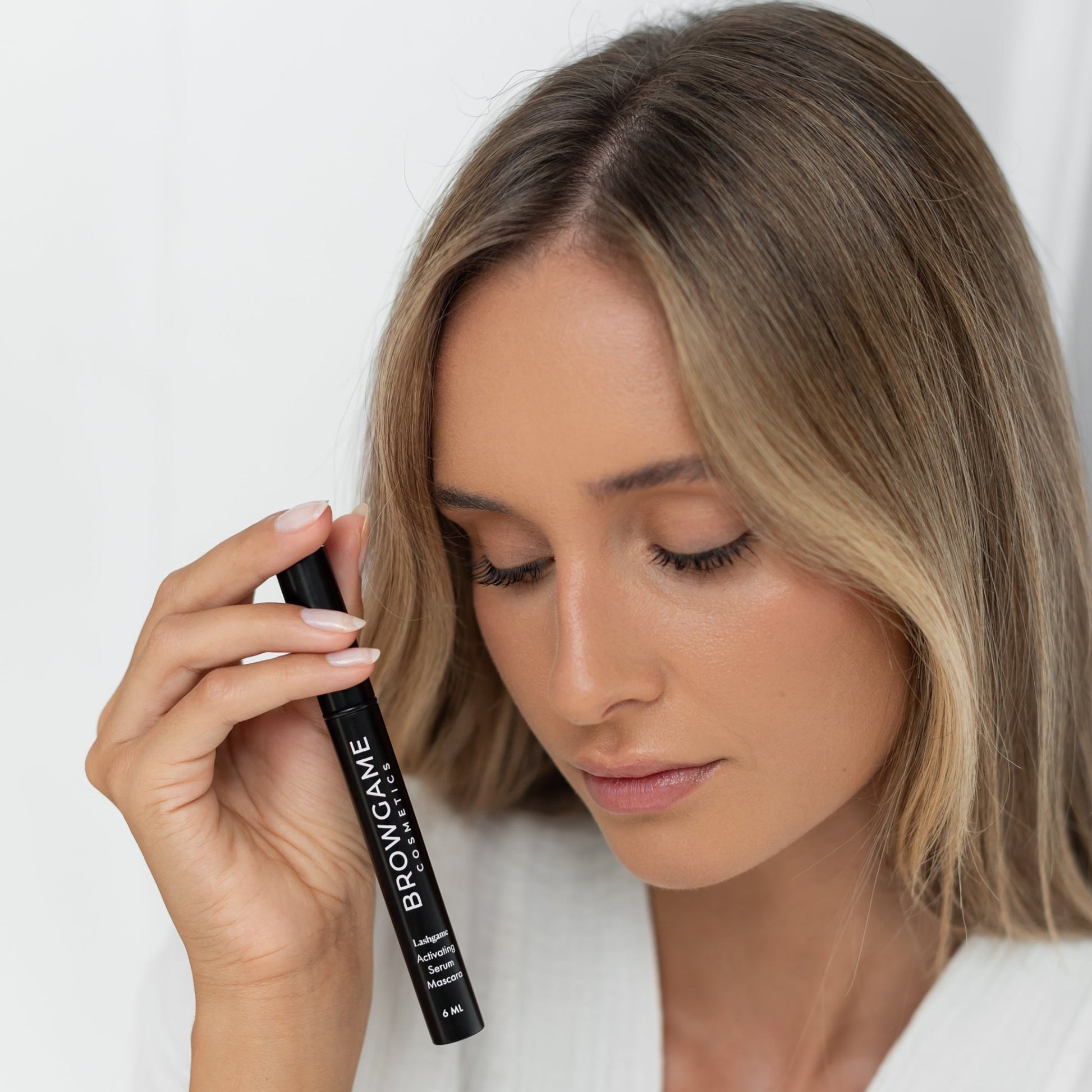 Browgame - Lashgame - Máscara de pestañas en suero potenciador - OSUNMascaraBROWGAME