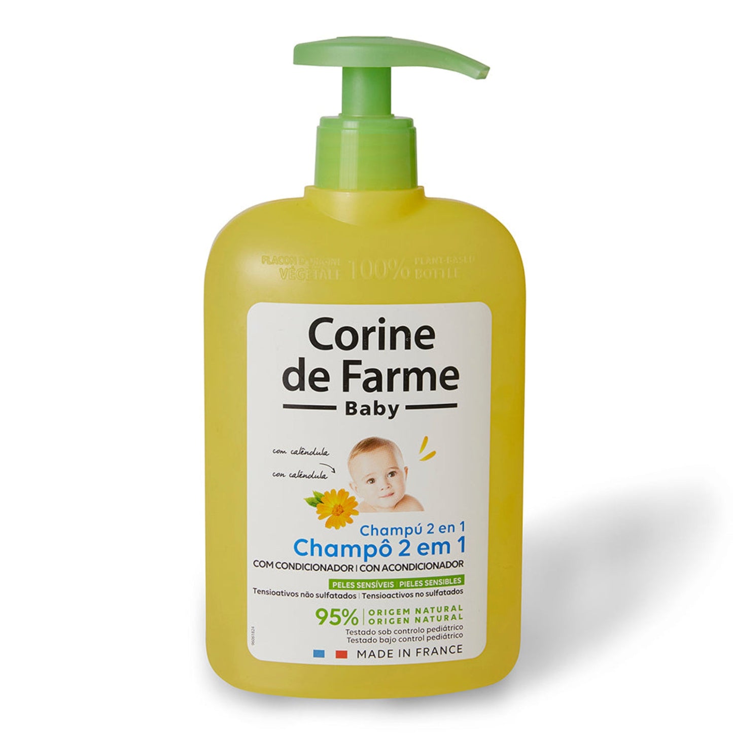 Corine de Farme - Champú 2 en 1 con acondicionador Caléndula - OSUNChampú 2 en 1 con acondicionadorCorine de Farme