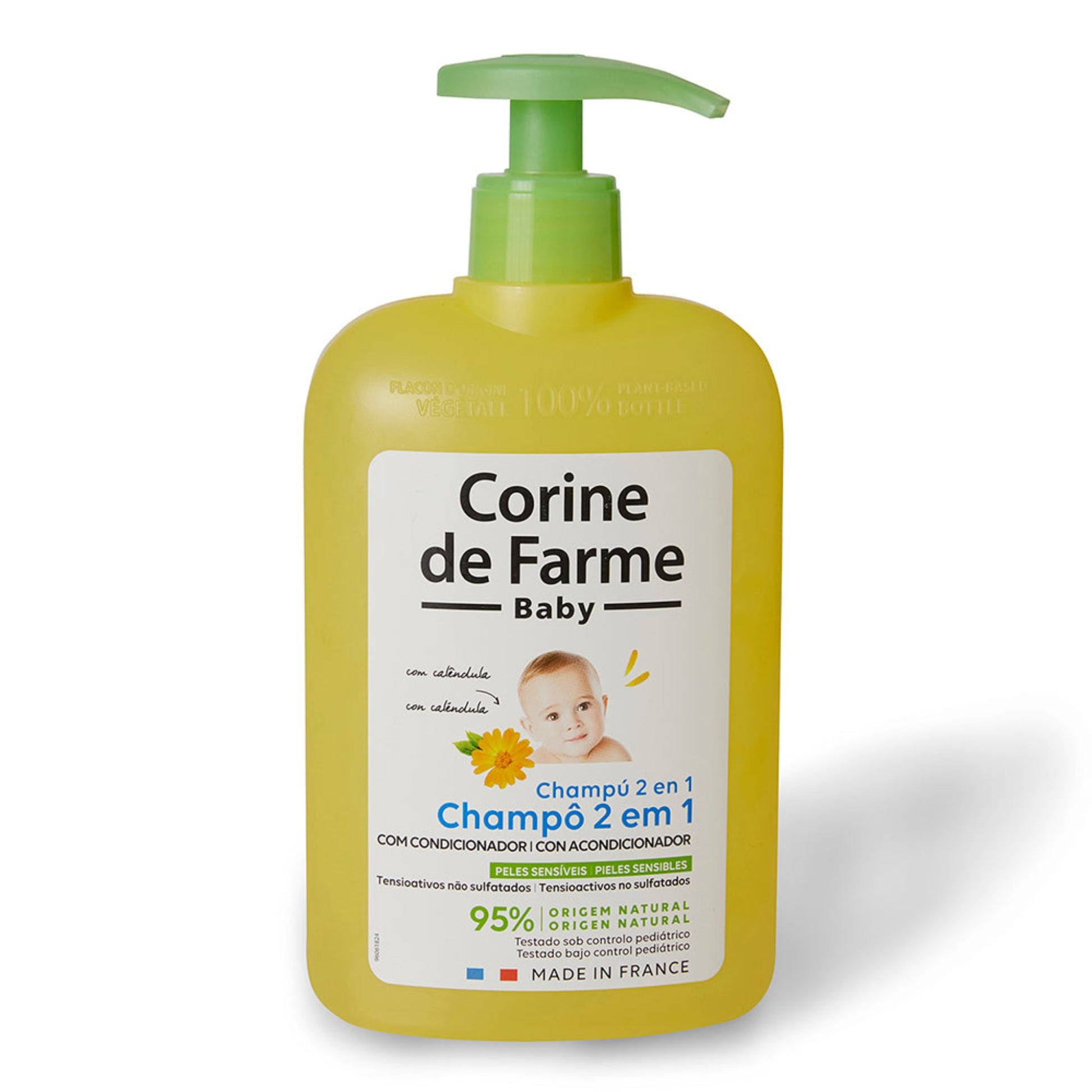 Corine de Farme - Champú 2 en 1 con acondicionador Caléndula - OSUNChampú 2 en 1 con acondicionadorCorine de Farme