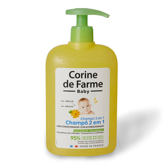 Corine de Farme - Champú 2 en 1 con acondicionador Caléndula - OSUNChampú 2 en 1 con acondicionadorCorine de Farme