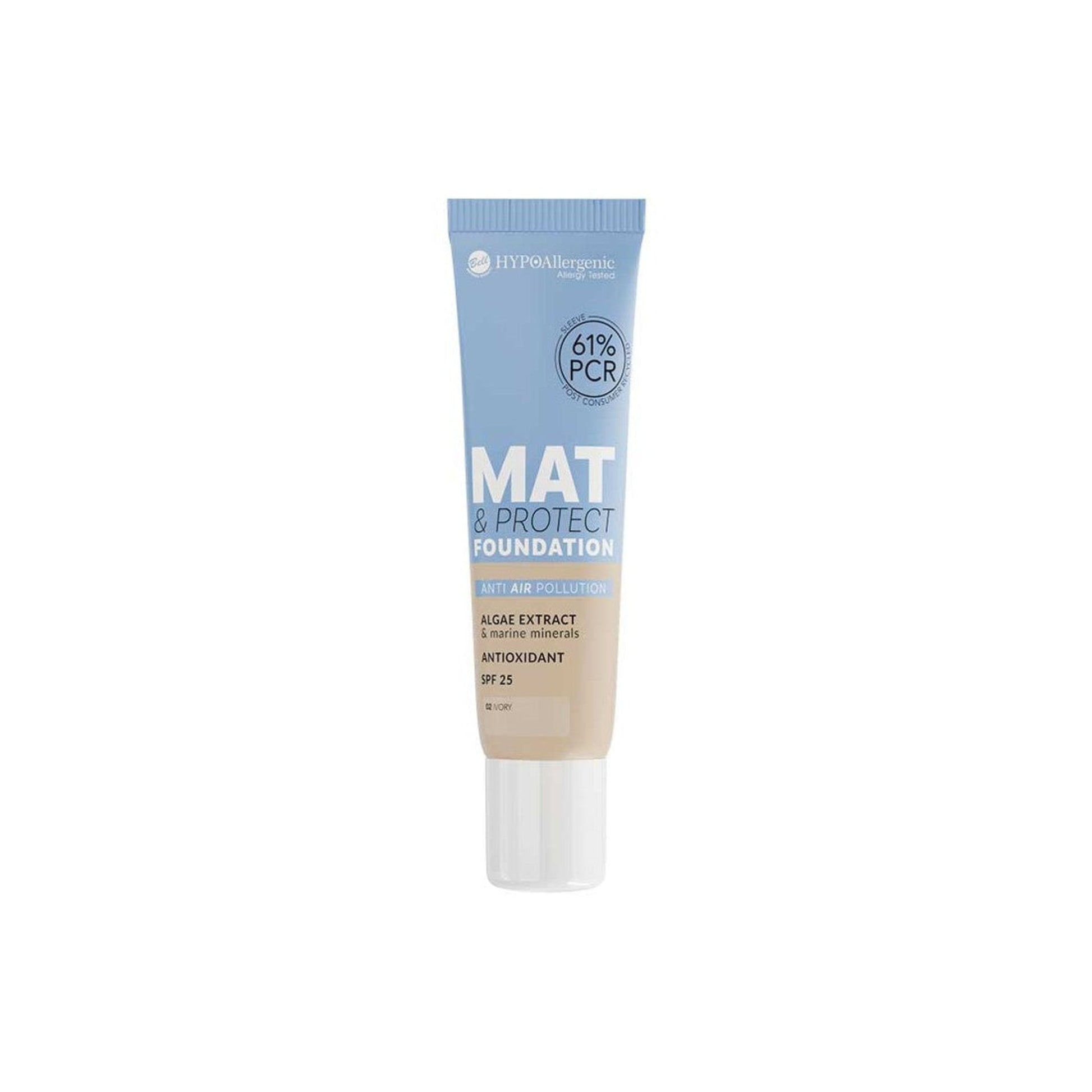 HYPO Base de maquillaje hipoalergénica Mat&Protect con SPF25 - OSUNBase de MaquillajeBELL HYPOALLERGENIC