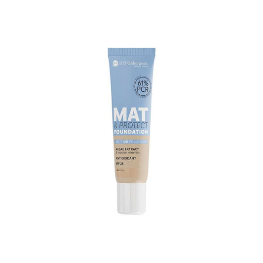 HYPO Base de maquillaje hipoalergénica Mat&Protect con SPF25