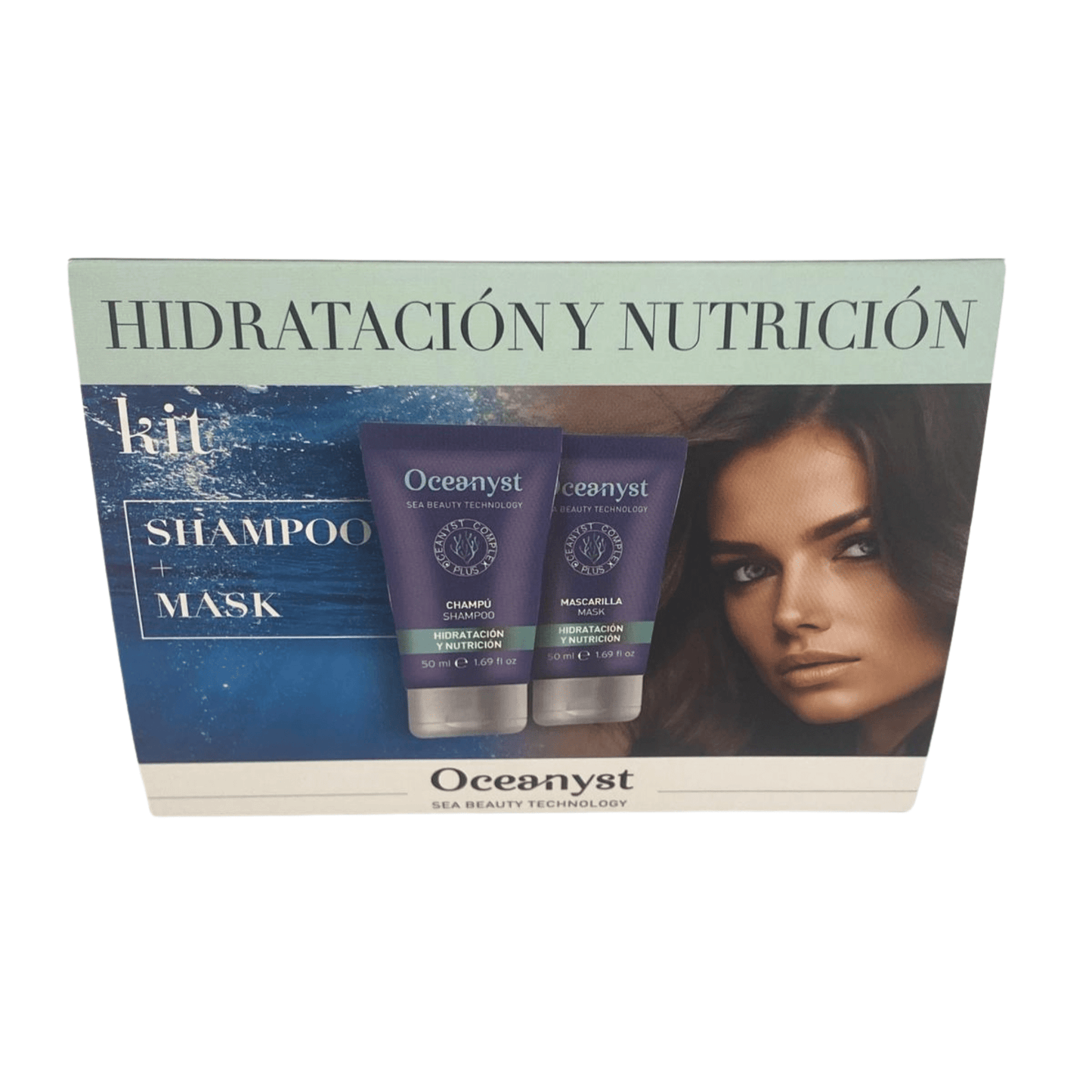 Oceanyst – kit de champú y mascarilla de viaje hidratante y nutritivo - OSUNKit de champú hidratante y nutritivo de viajeOCEANYST