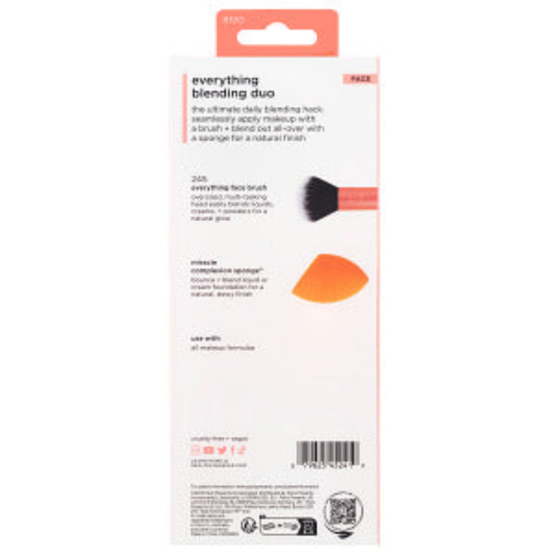 Real Techniques - Brush + sponge duo Everything Blending - OSUNBrush + spongeREAL TECHNIQUES