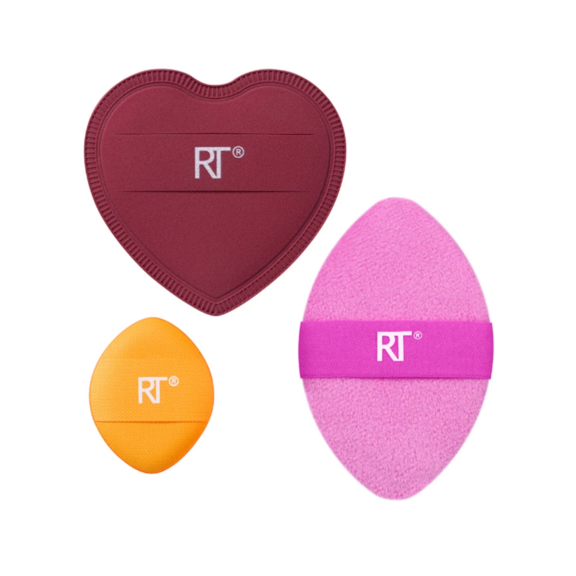 Real Techniques - Holidays 25 - Set de borlas de maquillaje Matte + Merry Trio - OSUNMakeup SpongesREAL TECHNIQUES