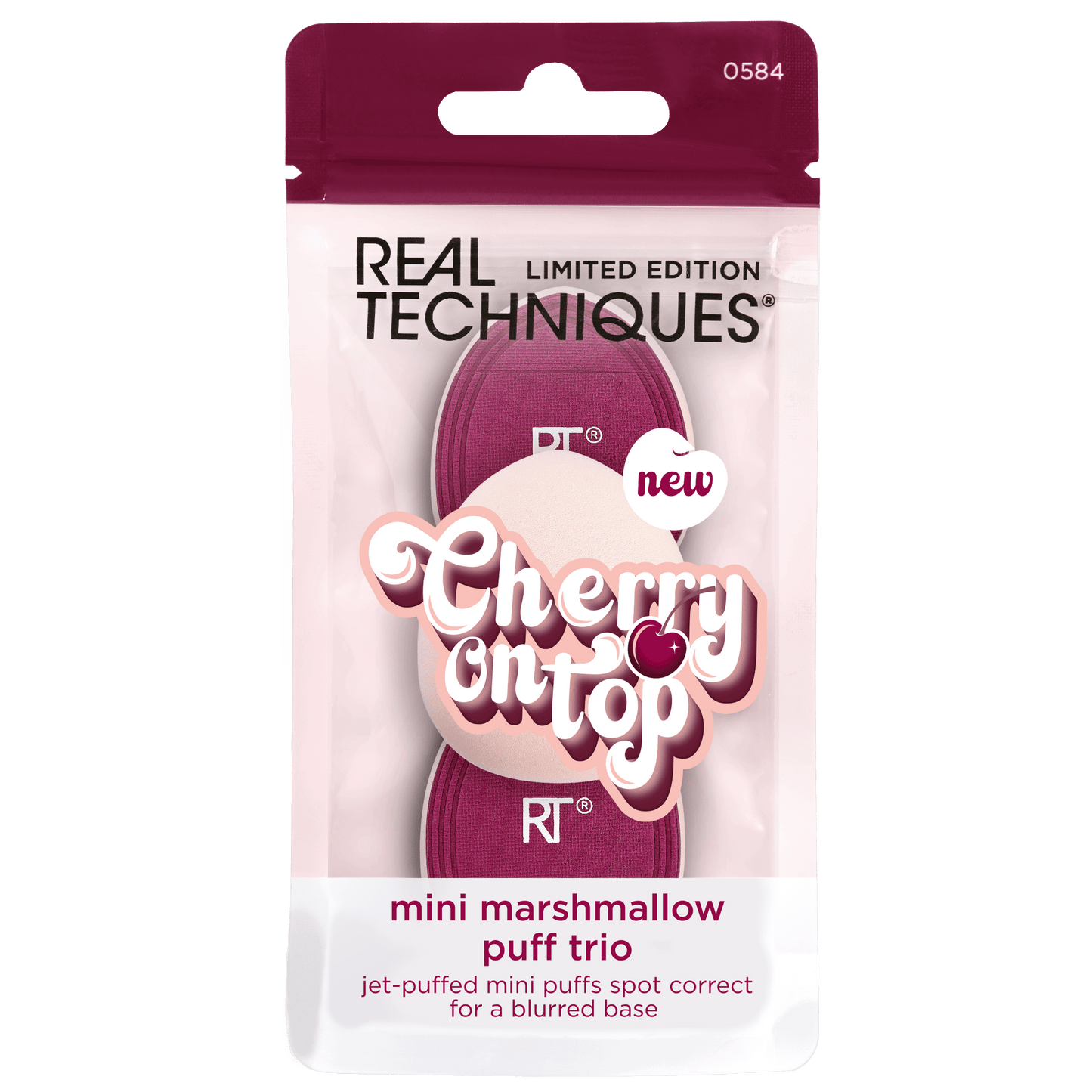 Real Techniques - Limited Edition Cherry On Top Mini Marshmallow Puff Trio - OSUNEsponjas de MaquillajeREAL TECHNIQUES