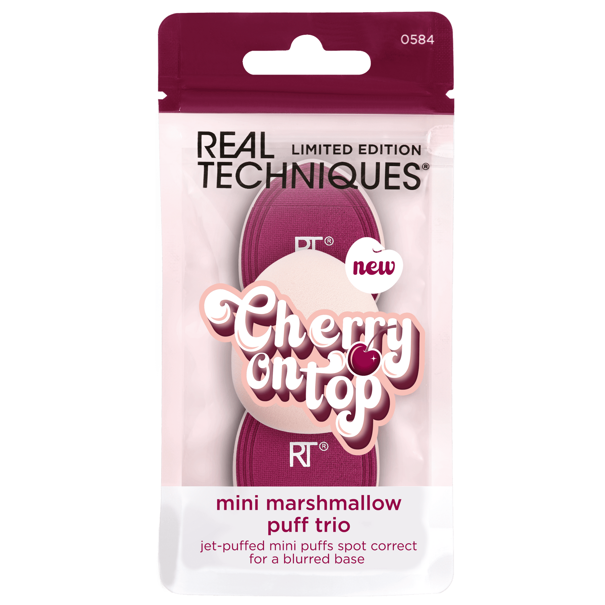 Real Techniques - Limited Edition Cherry On Top Mini Marshmallow Puff Trio - OSUNEsponjas de MaquillajeREAL TECHNIQUES