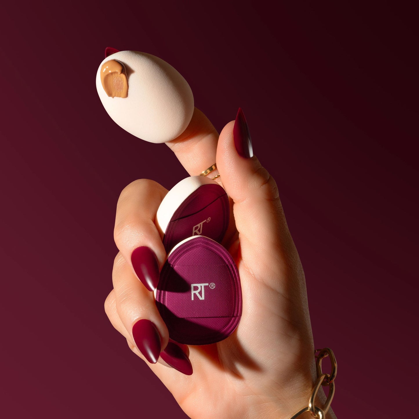 Real Techniques - Limited Edition Cherry On Top Mini Marshmallow Puff Trio - OSUNEsponjas de MaquillajeREAL TECHNIQUES