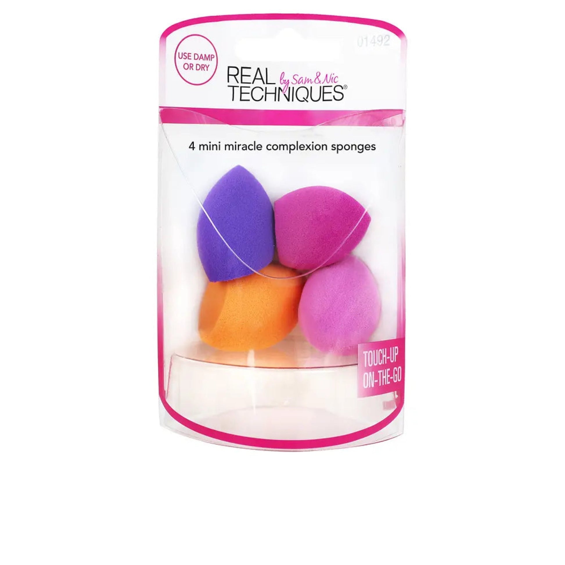 Real Techniques - Miracle Mini Complexion Sponge, 4 Cout - OSUNEsponjas de MaquillajeREAL TECHNIQUES